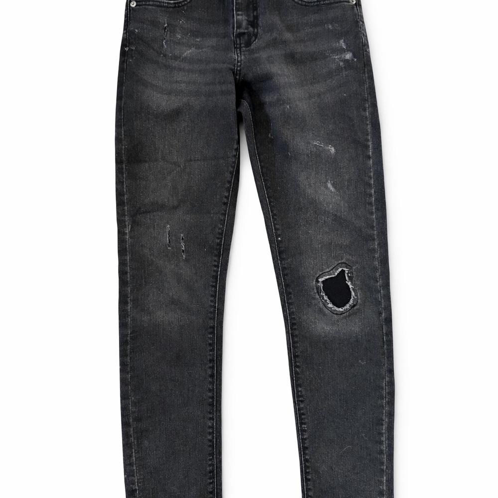 Trendy Kids' Distressed Charcoal Jeans
